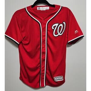 Washington Nationals Red Anthony Rendon #6 Jersey Size Youth Large (14/16)